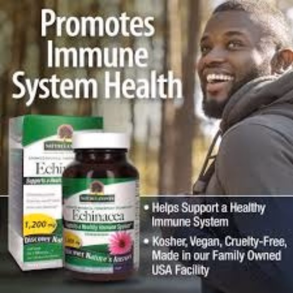 Natures Answer Echinacea 1200mg-90 Capsules 3