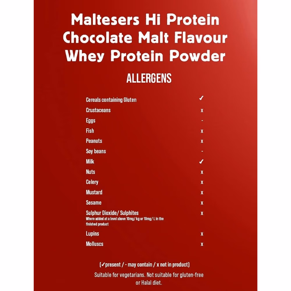 Maltesers Hi Protein Chocolate Malt Flavour Whey Protein 450gm 4