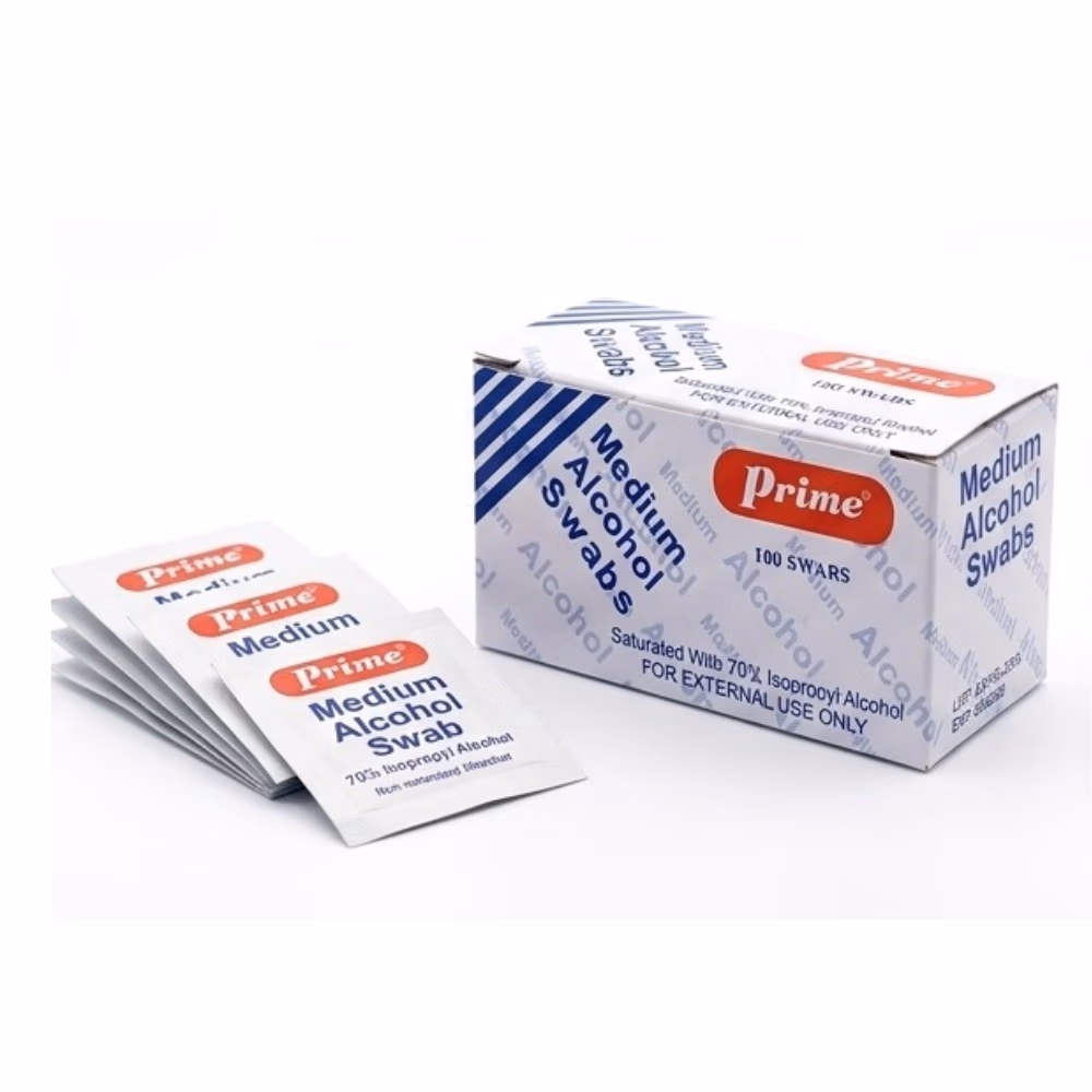 Prime Alcohol Swab 100s 2
