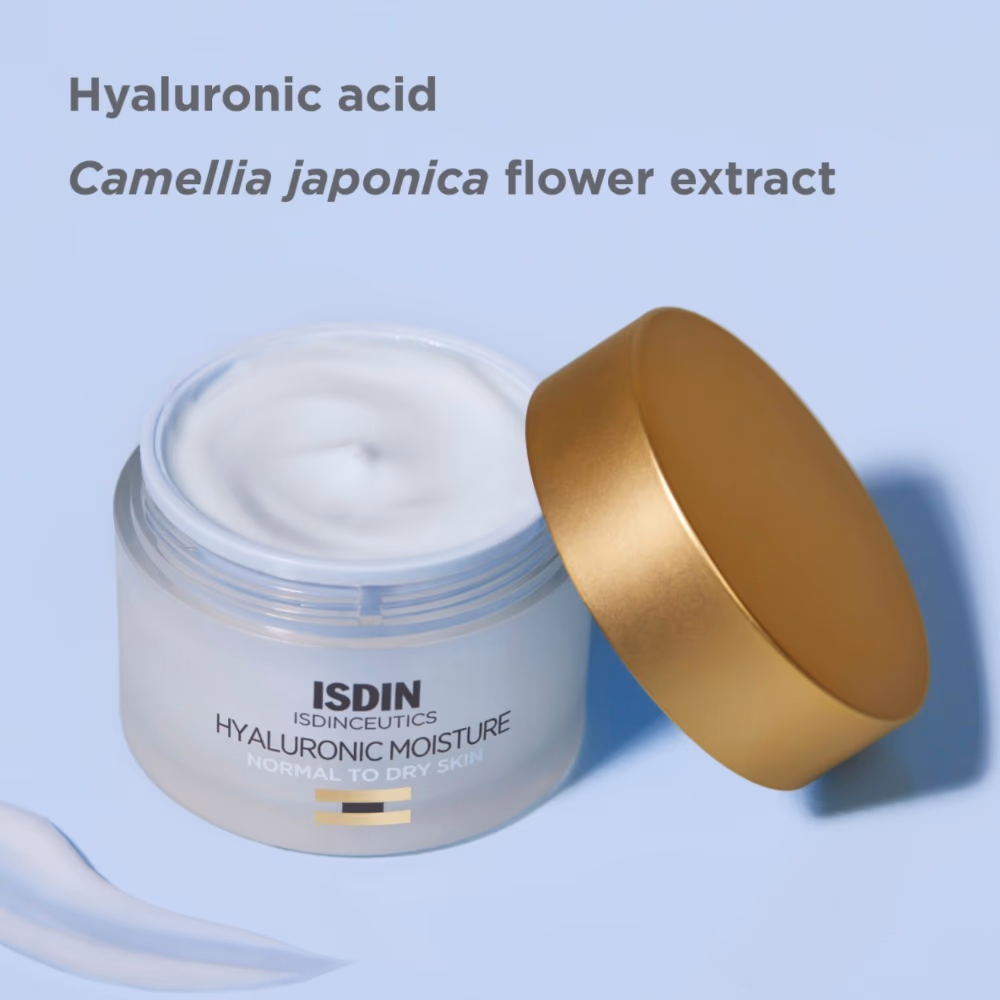 ISDIN Hyaluronic Deep Moisture Cream  for Normal to Dry Skin 50g 4