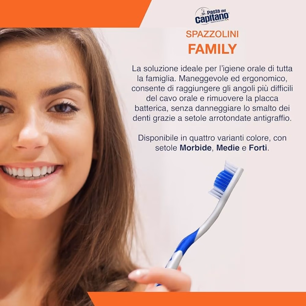 Capitano Tooth Brush Family Hard  2