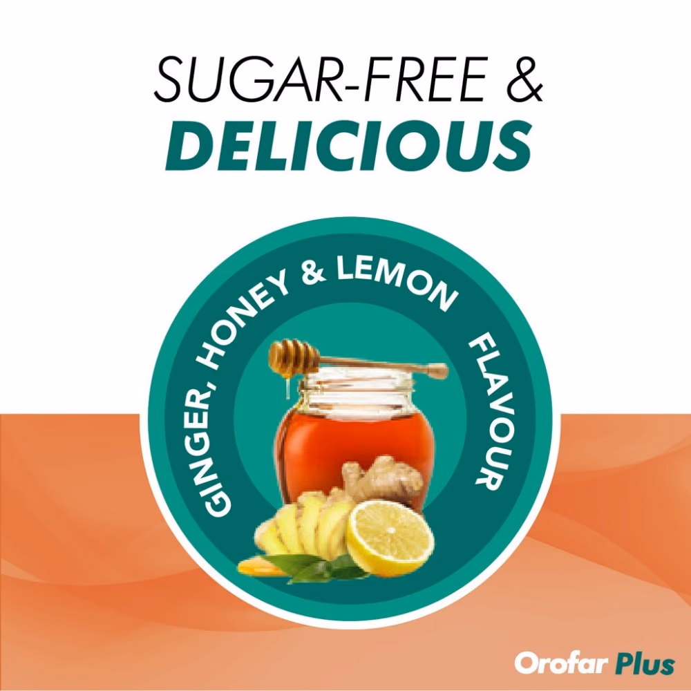 Orofar Plus Ginger Honey &amp; Lemon Lozenges 24S 3