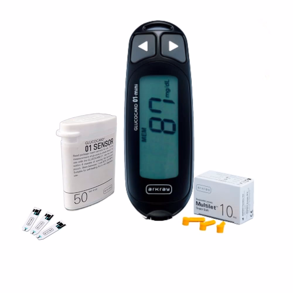 Arkray Max Glucocard 01 Mini Blood Glucose Monitoring Kit With 50 Strips 4