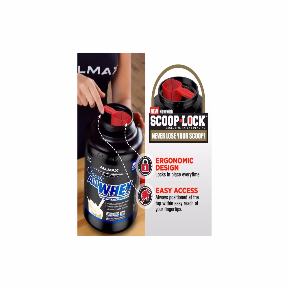 Allmax All whey Protein Classic Chocolate Peanut 5Lb 3