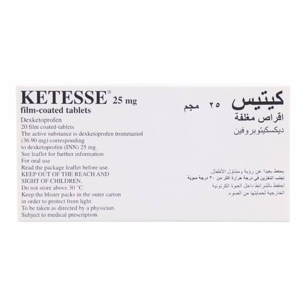 Ketesse 25Mg Tablets 20S 2