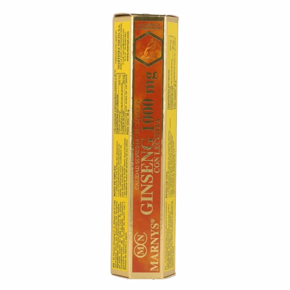 MARNYS 1000 mg Ginseng – 30 Capsules 2