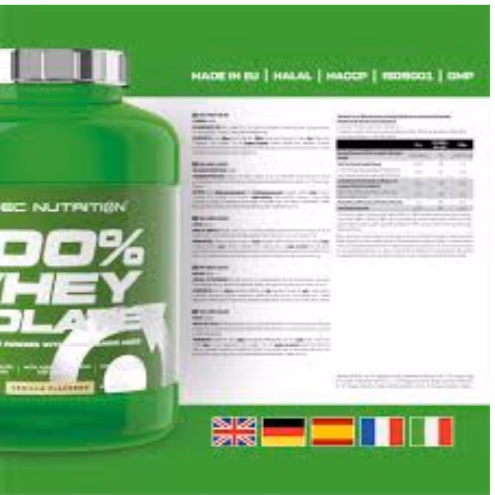 Scitec Whey Isolate Vanilla 2000g 3