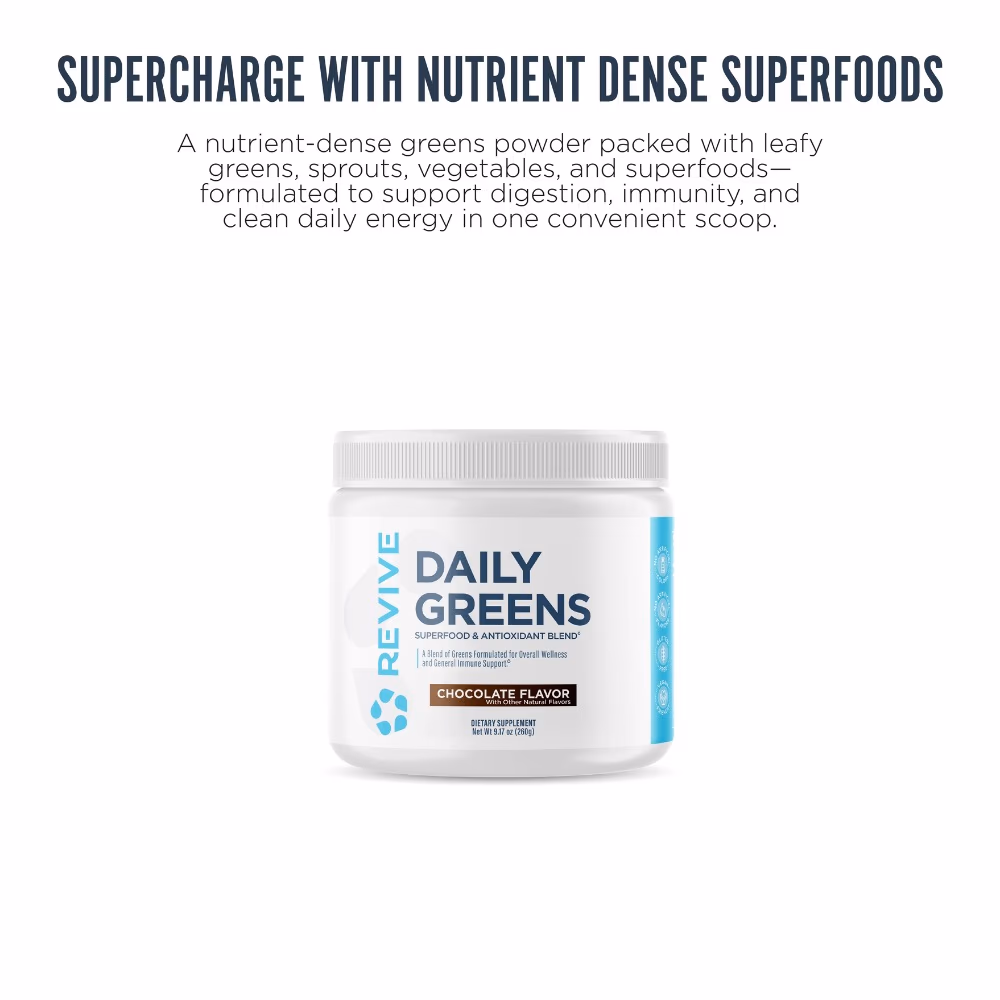 Revive Daily Greens Powder Chocolate 504Gm 2