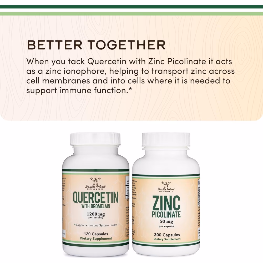 Double Wood Quercetin 1200mg 120 Capsules 5