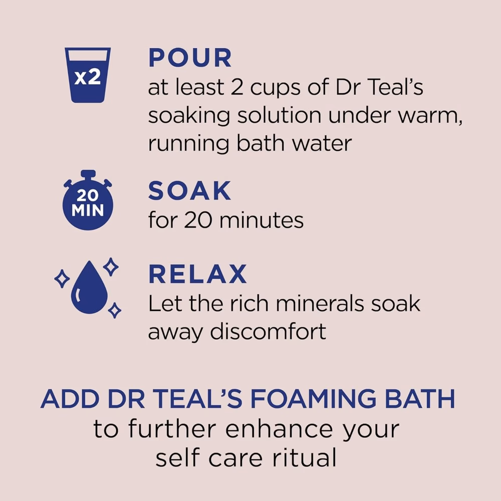 Dr Teals Epsom Salt Coconut Oil 1.36kg 3