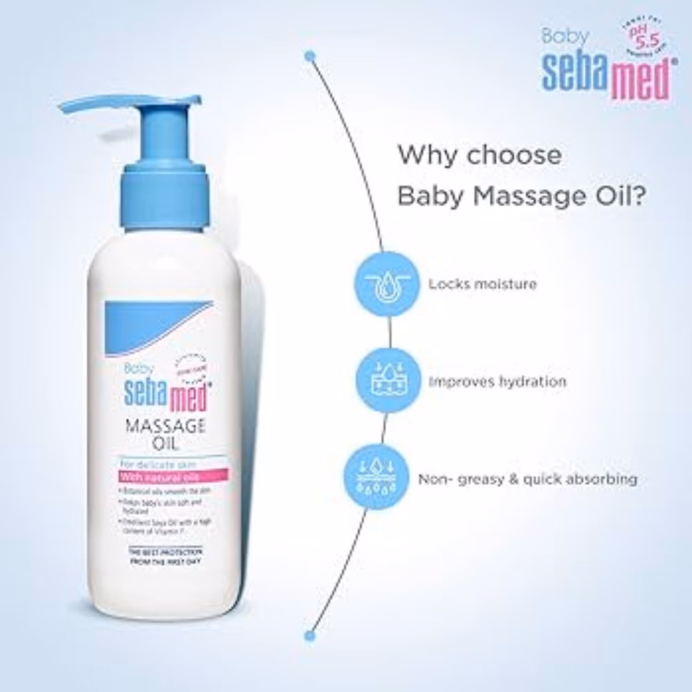 Sebamed Baby Massage Oil 150ml 2