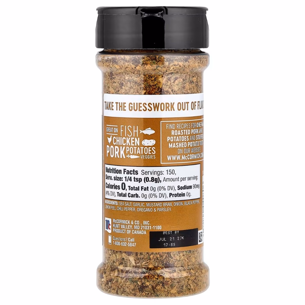 McCormick Garlic Onion Black Pepper & Salt Seasoning – All-Purpose Spice Blend 2