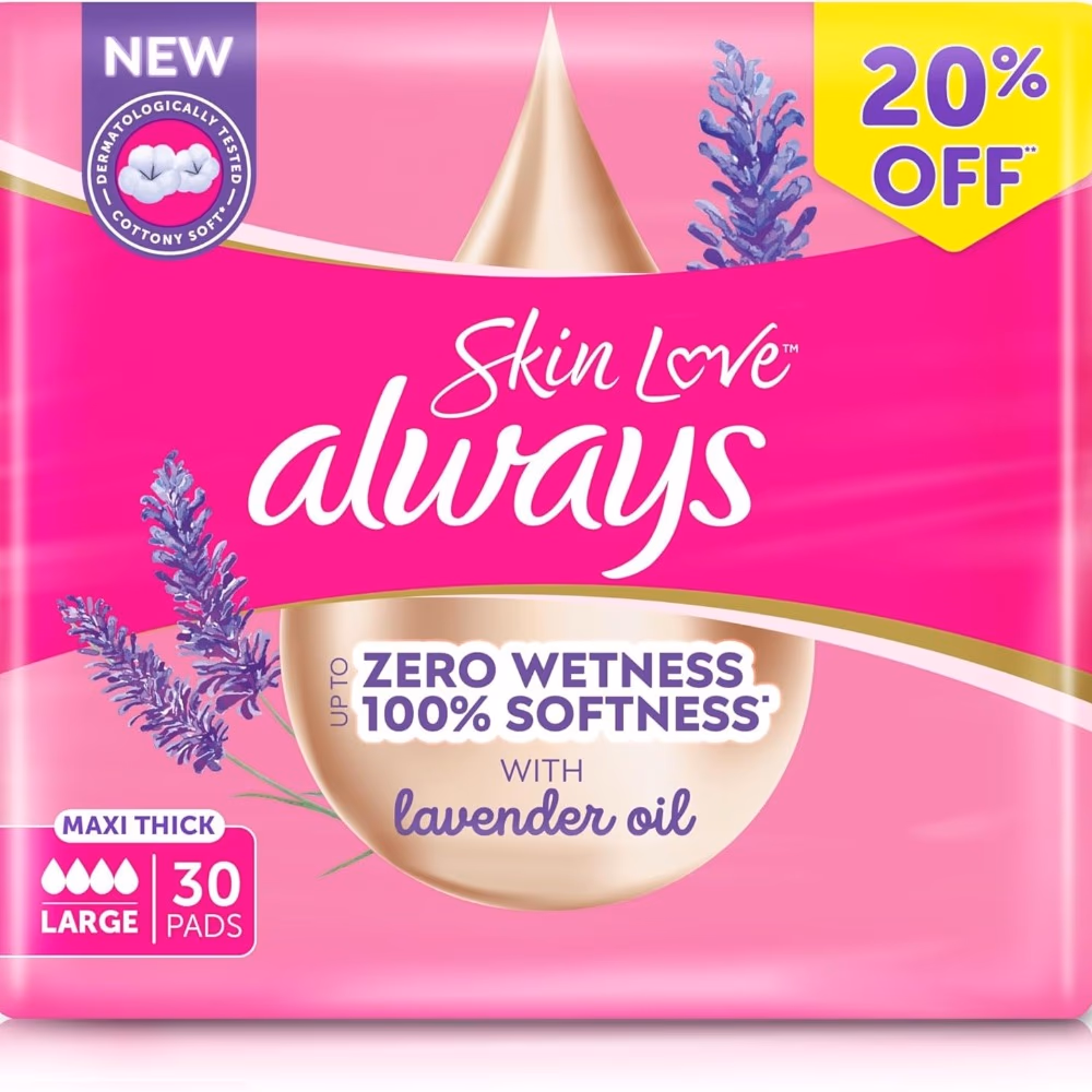 Always Thick Large Sanitary Pads 30s 3