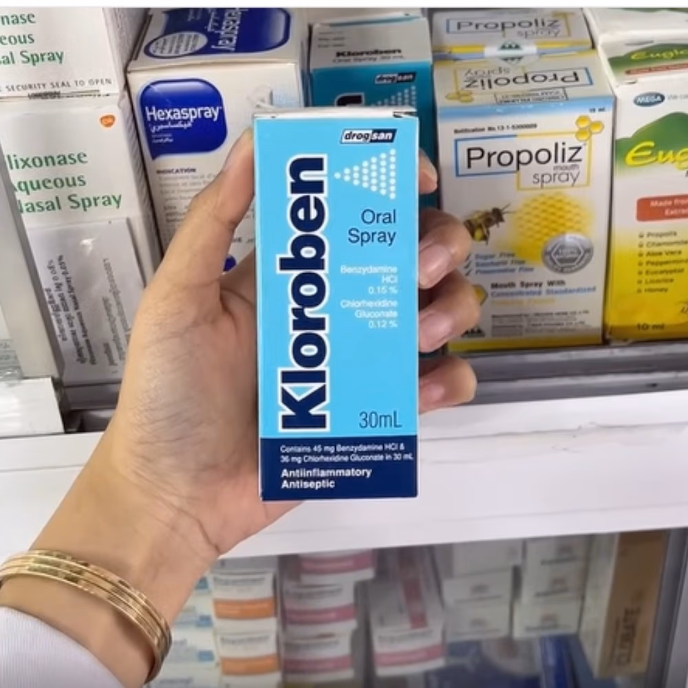 kloroben oral spray 30ml 4