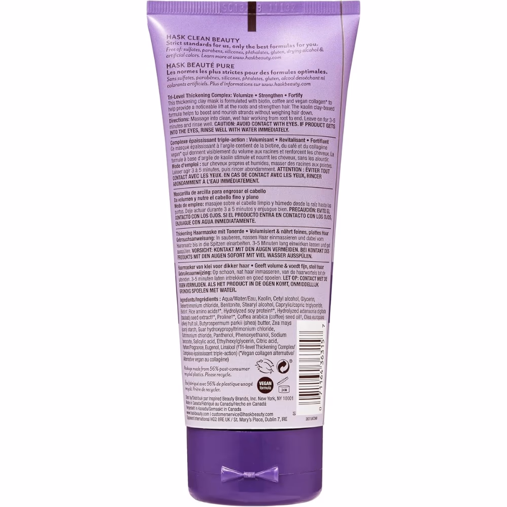 Hask Biotin Boost Thickening Clay Hair Mask 178ml 5