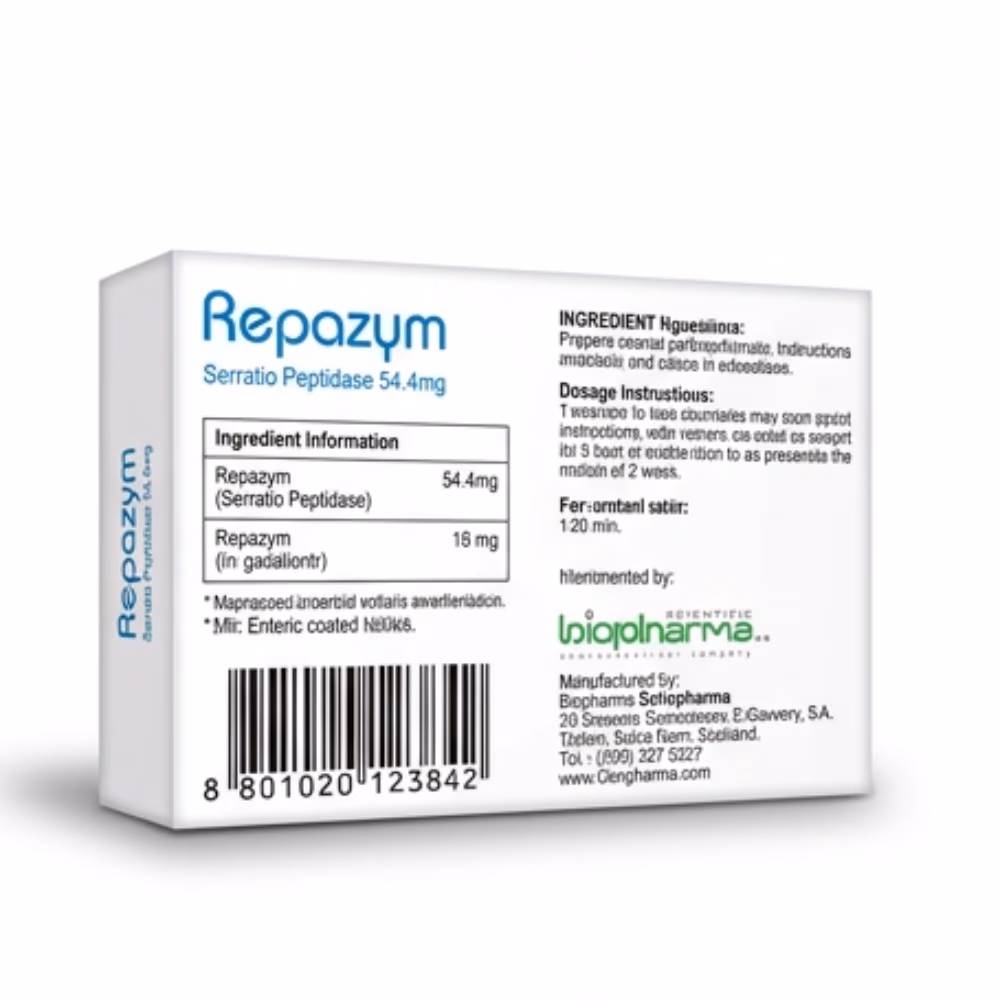 Repazym Enteric Coated - 20 Tablets 4