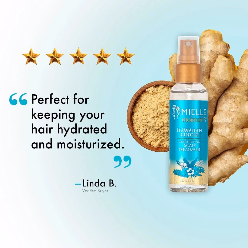 Mielle Moisture RX Hawaiian Ginger Moisturizing Scalp Treatment 69ml 4