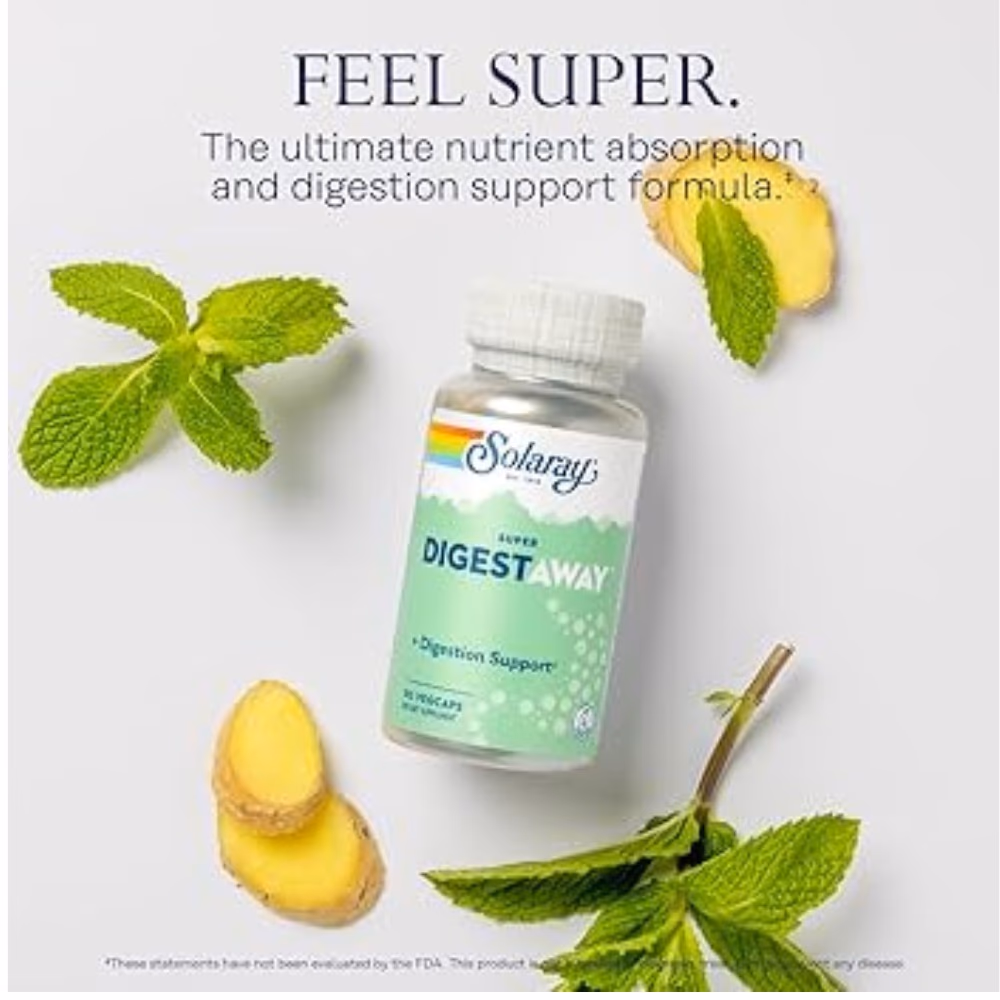 Solaray Super Digestaway-90 Capsules 2