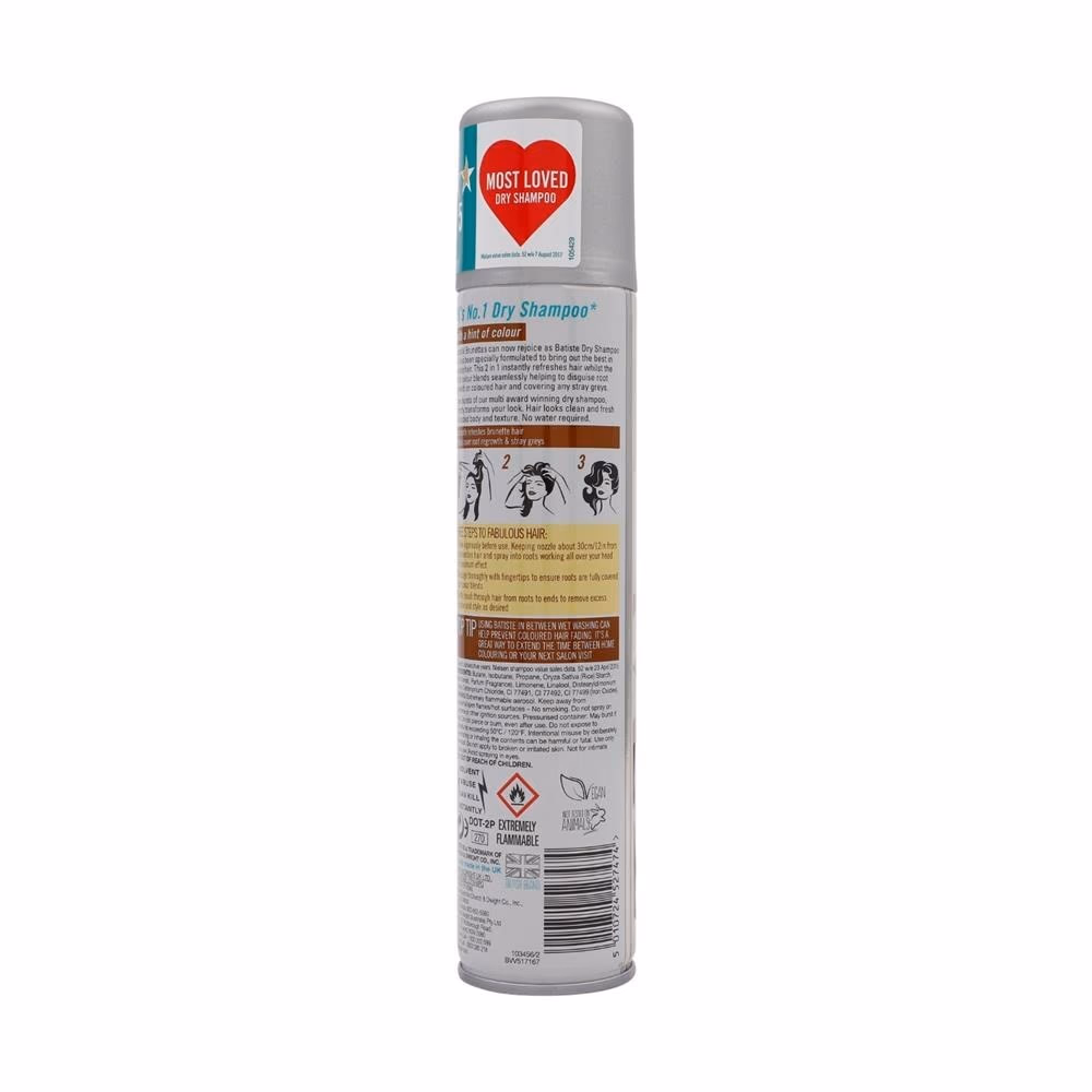 Batiste Beautiful Brunette Dry Shampoo 200ml 3