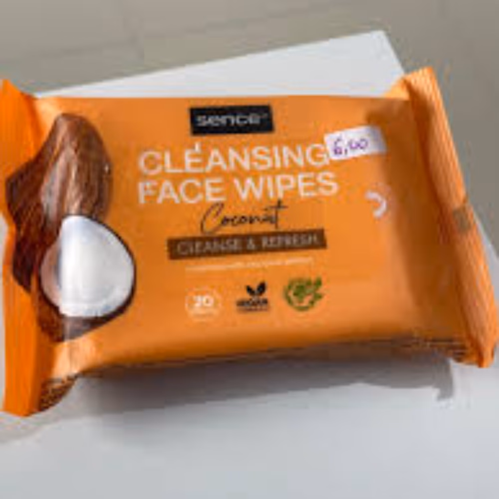Sence Cleansing Face Coconut -20Wipes 3