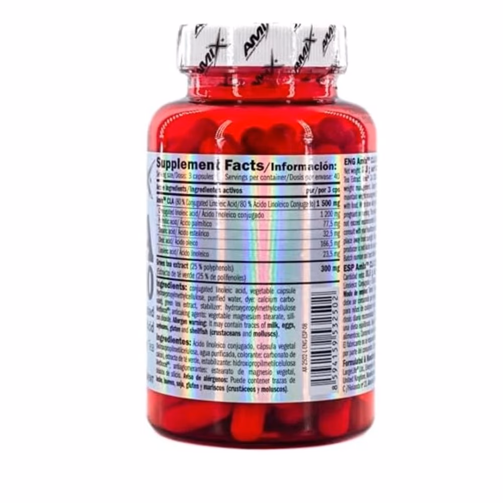 Amix CLA 1200 with Green Tea - 120 Capsules 3