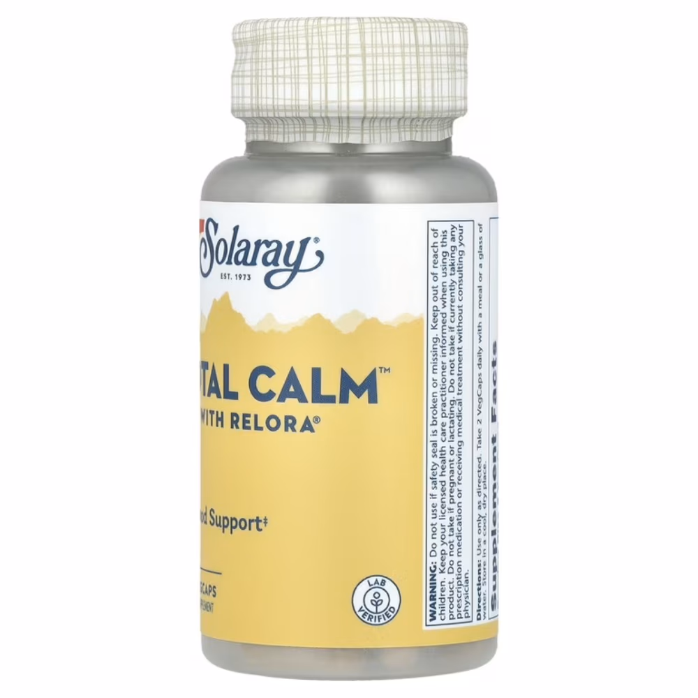 Solaray Total Calm 30 Veg Caps 3
