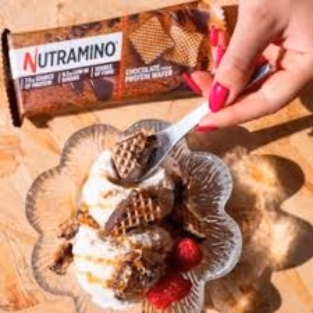 Nurtramino Protein Wafer Chocolate Flavour 39gm 2