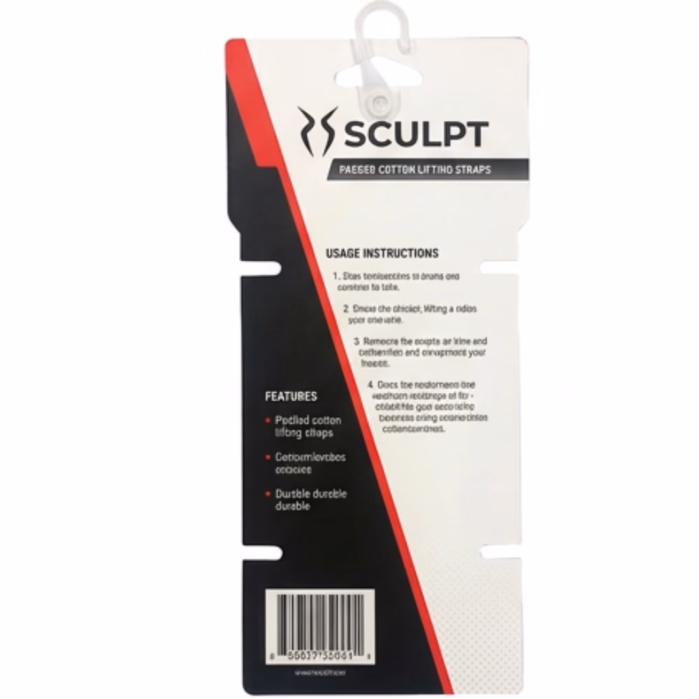Sculpt Padded Cotton Lifting Straps (6108) 3