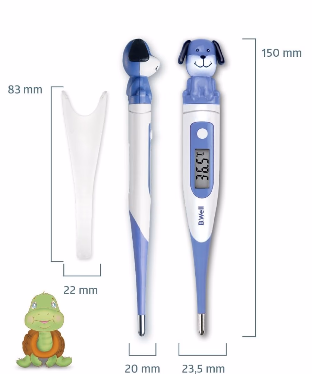 B.Well Digital Thermometer Blue Puppy PRO-06 4
