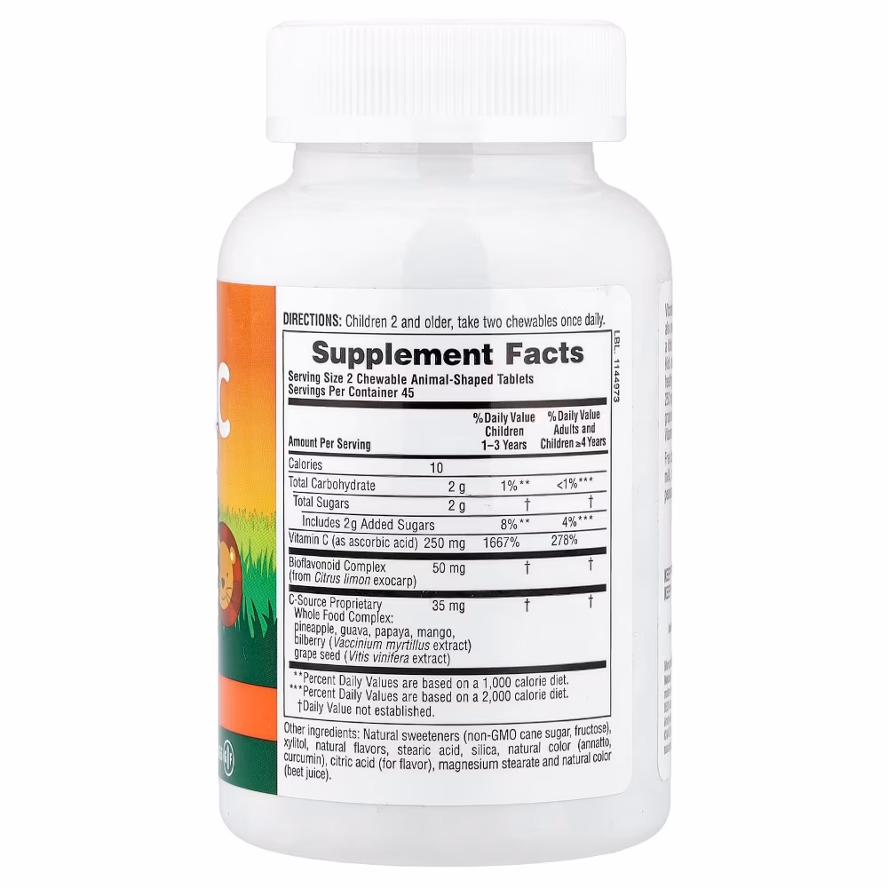 Natures Plus  Animal Parade Vitamin C Tablet 90s 2