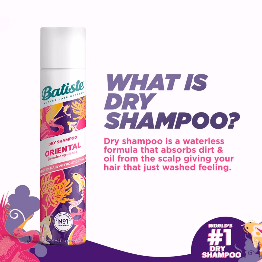 Batiste Dry Shampoo Oriental 200ml 2