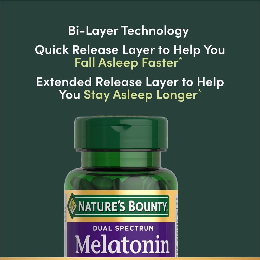 Nature’s Bounty Melatonin 5mg 60 Tablets 3