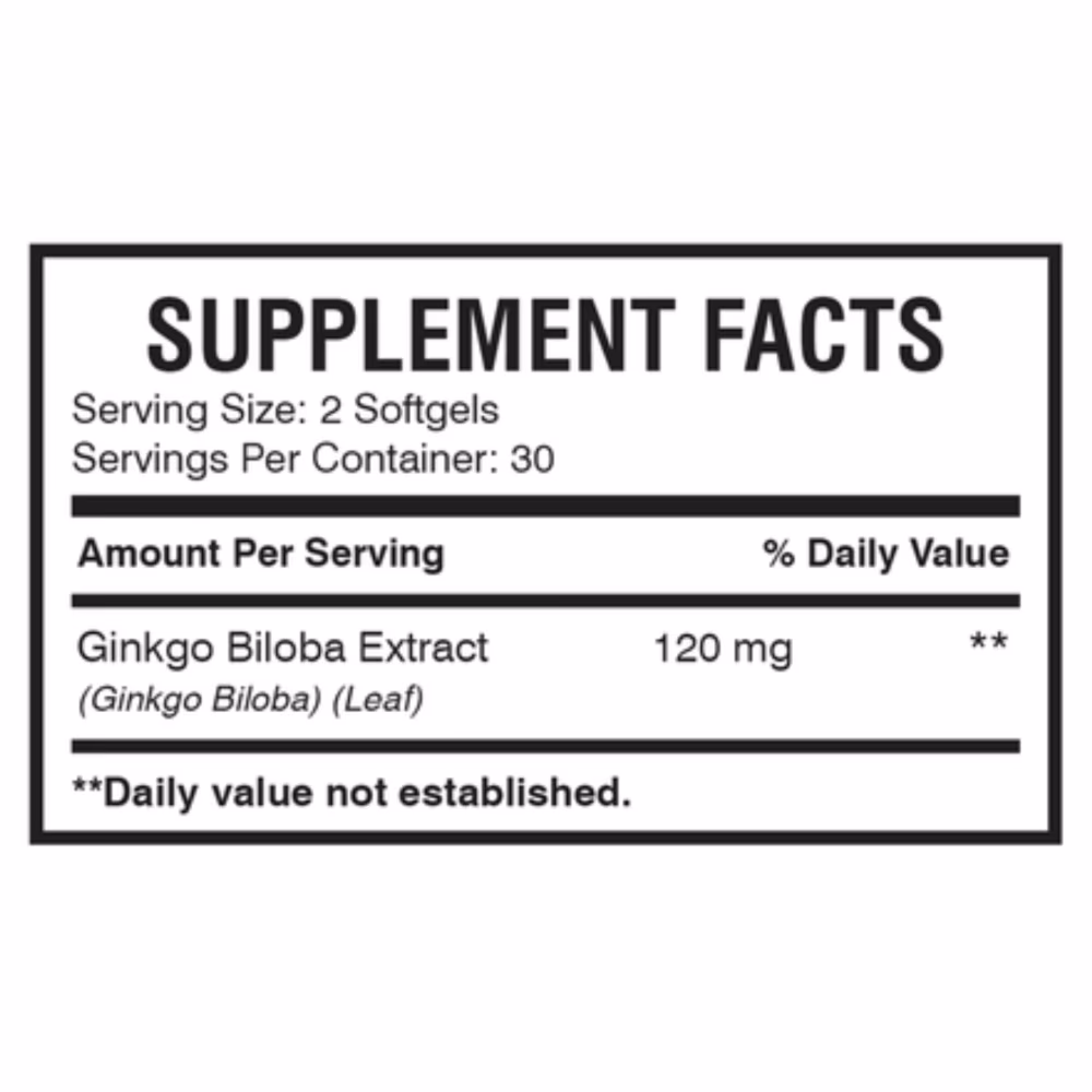 AMS Ginkgo Biloba Softgel 60S 2