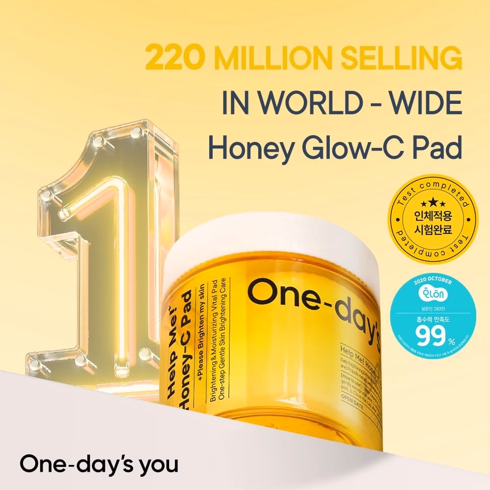 One Day's You Help Me Brightening Honey C Pad 125ml 5