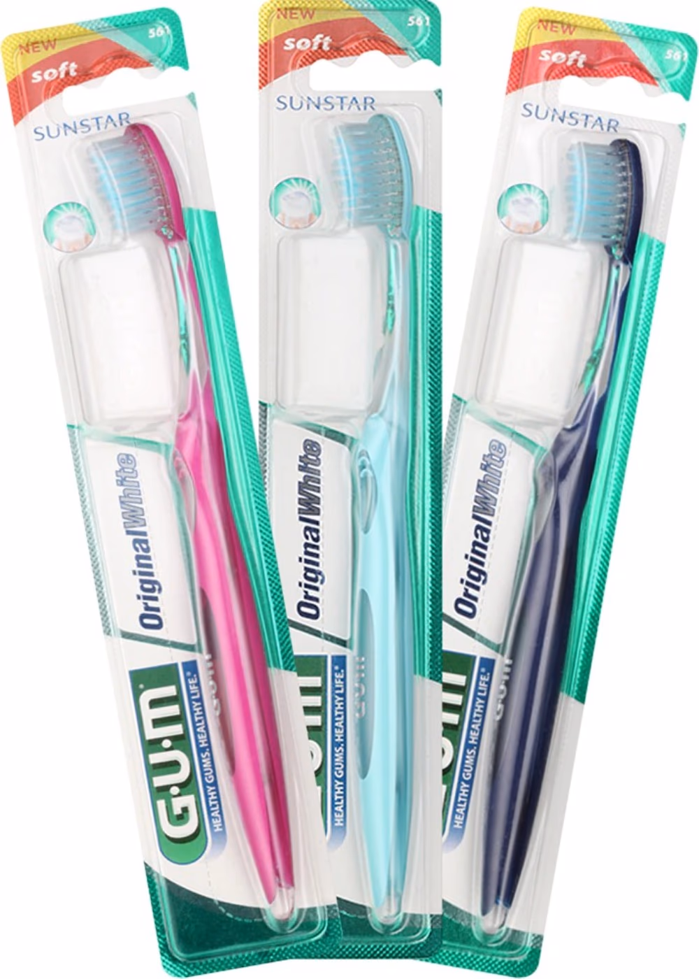 GUM Toothbrush 561 Original White Soft 2