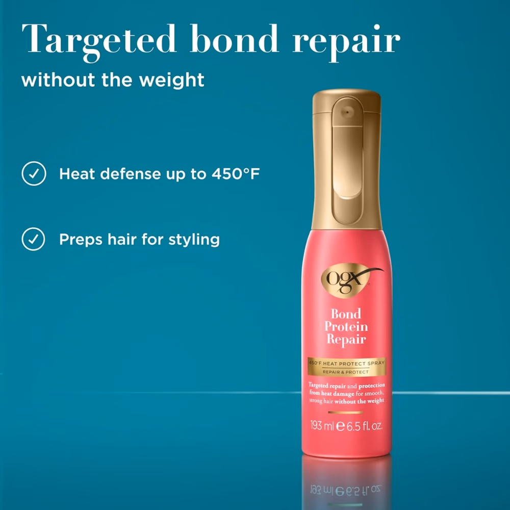 OGX Bond Protein Repair Heat Protect Spray 193ml 4
