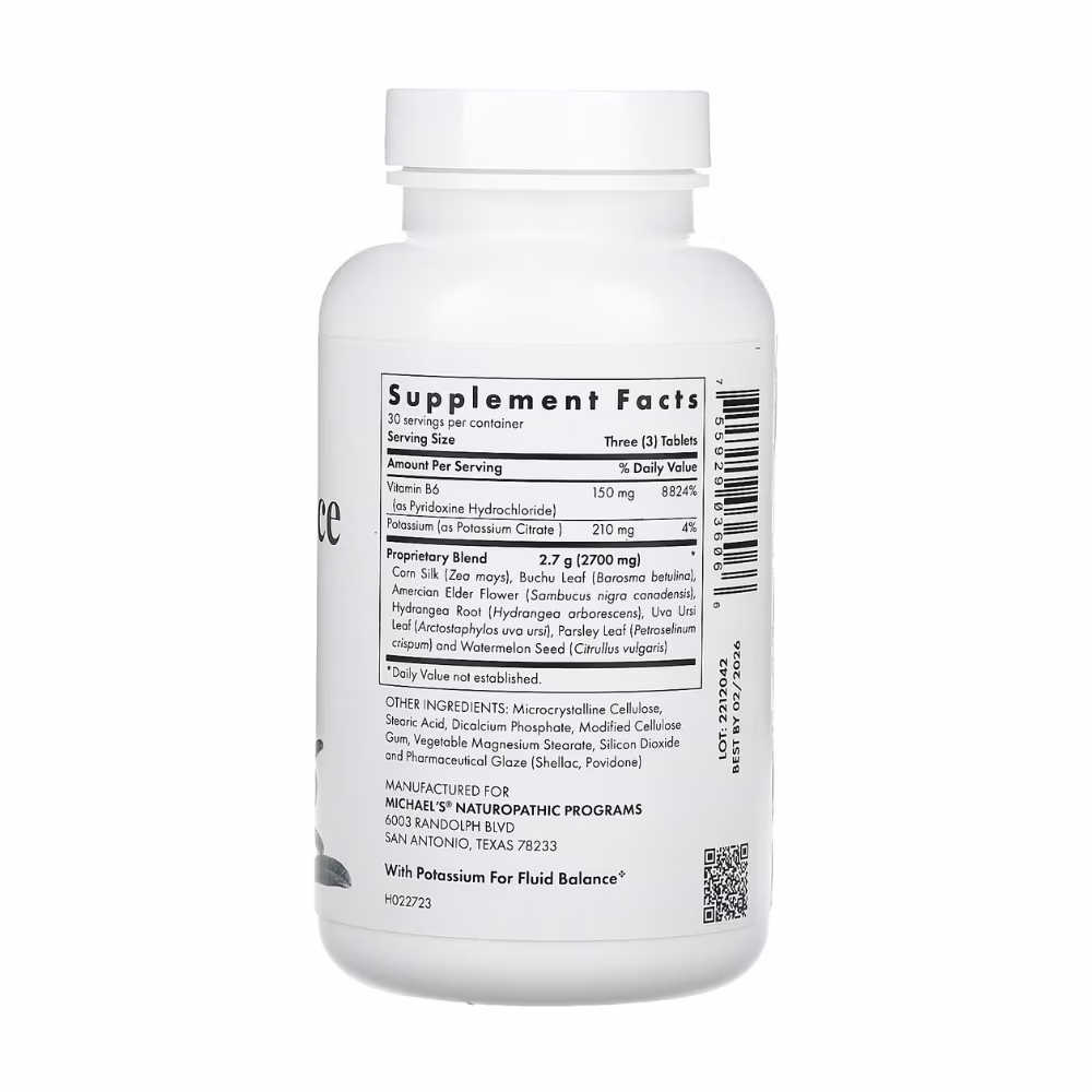 Michaels Health Water Balance Factors - 90 Vegetarian Tablets 2