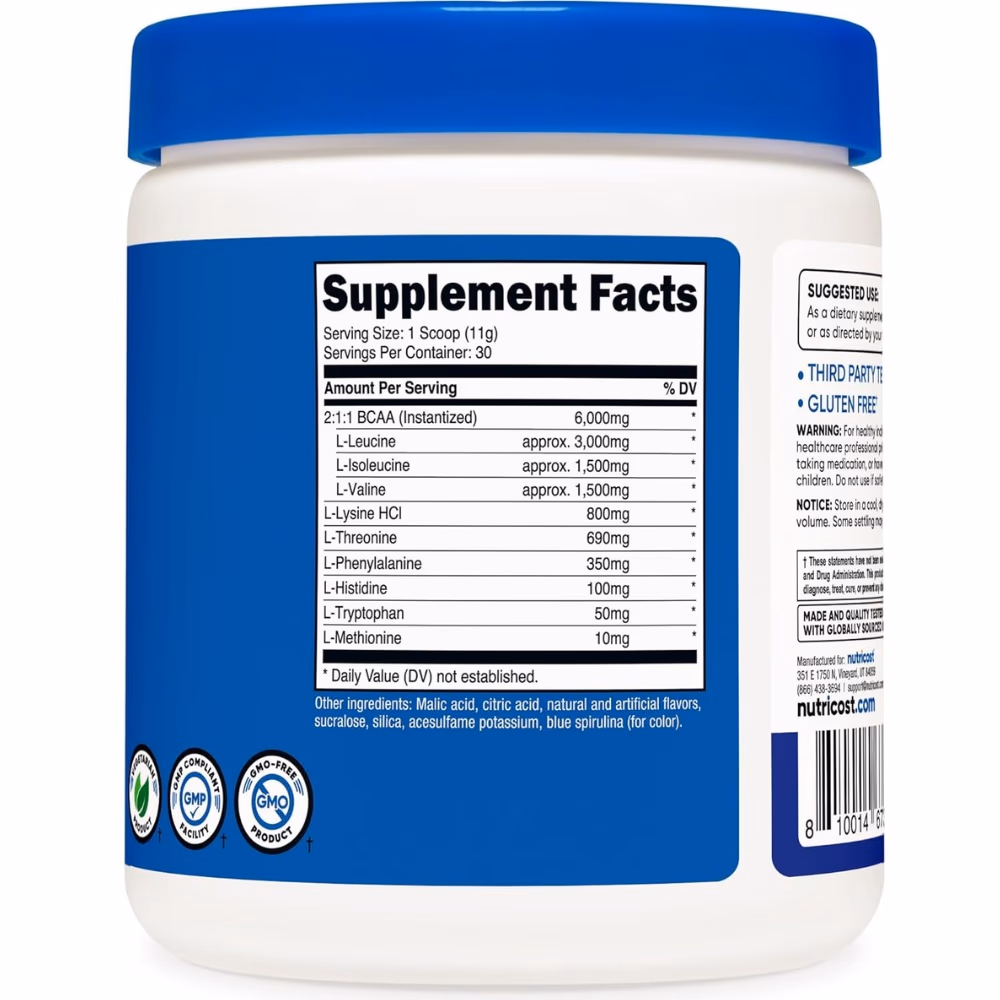 Nutricost EAA Blue Raspberry 330g 4