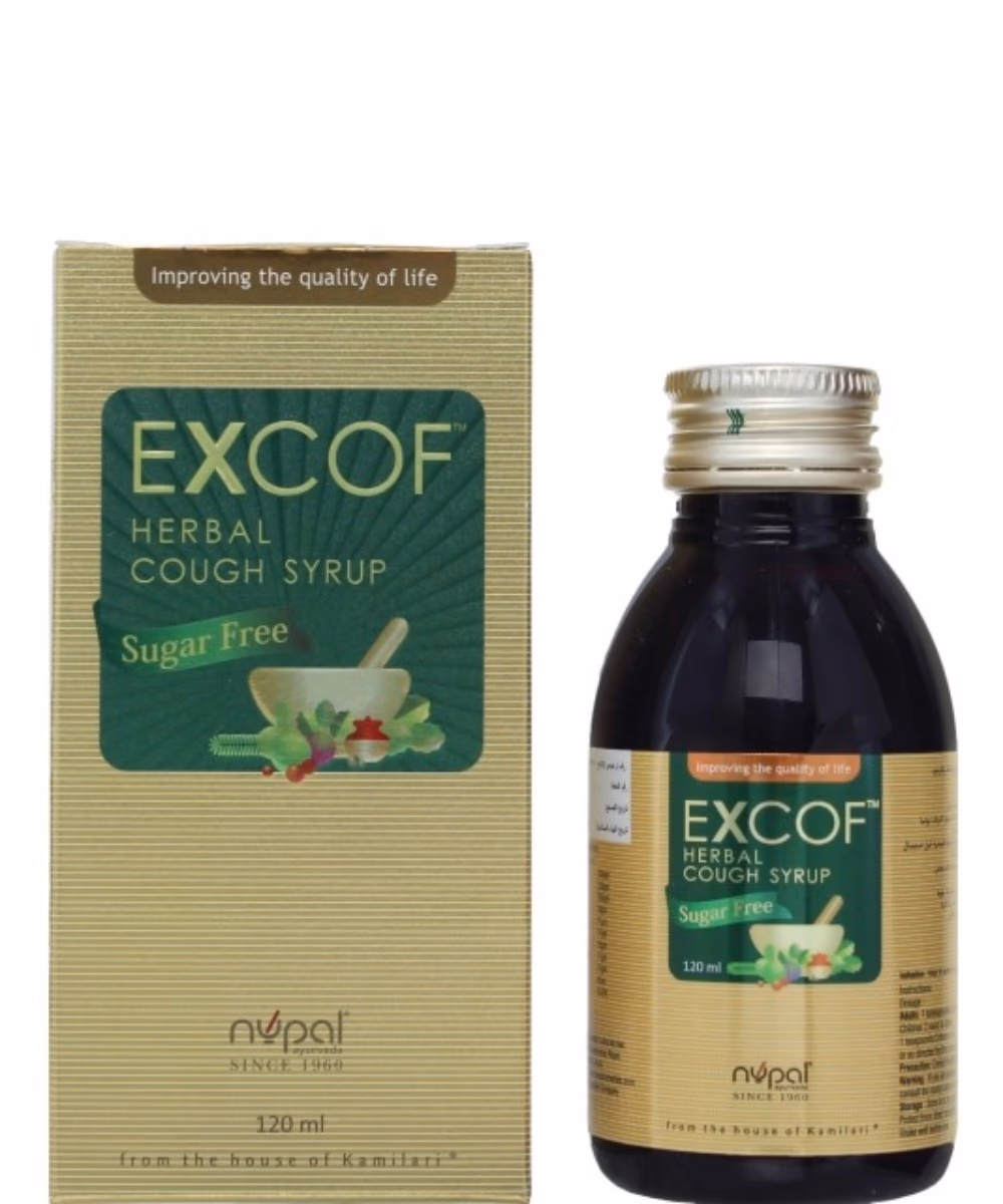 EXCOF Herbal Cough Syrup 120ml 2