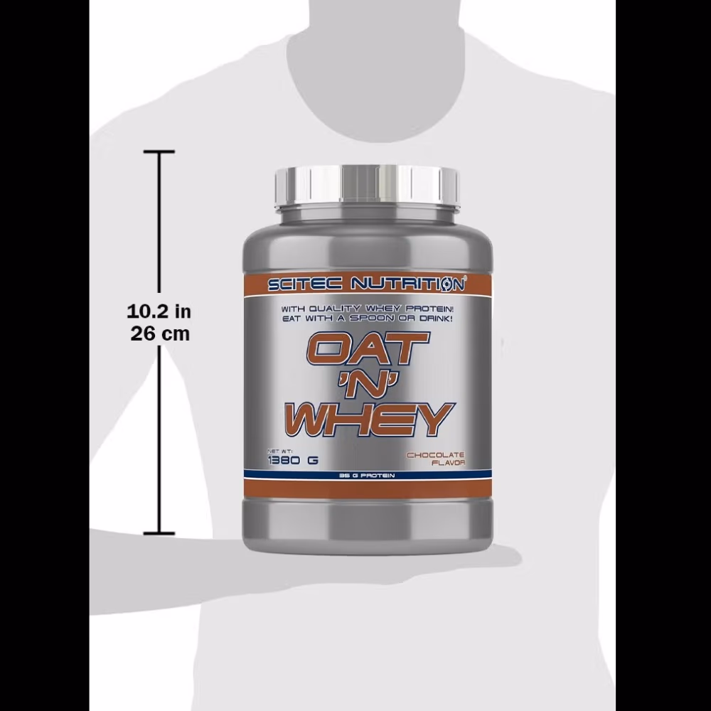 Scitec Oats N Whey Chocolate 1380g 3