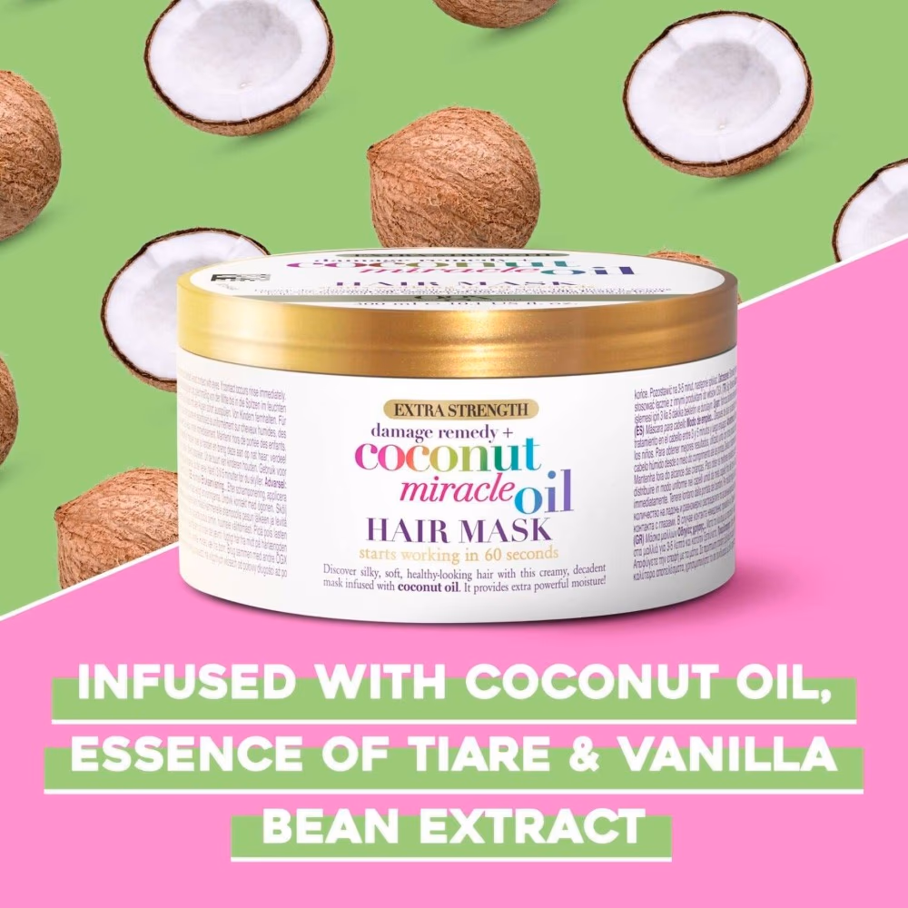  OGX Coconut Miracle Oil Hair Mask 300ml 3