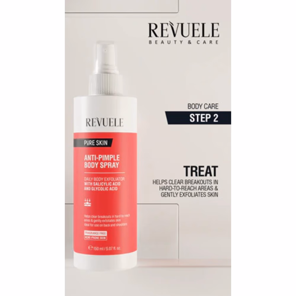 Reveule Pure Skin Anti-Pimple Body Spray 150ml 2