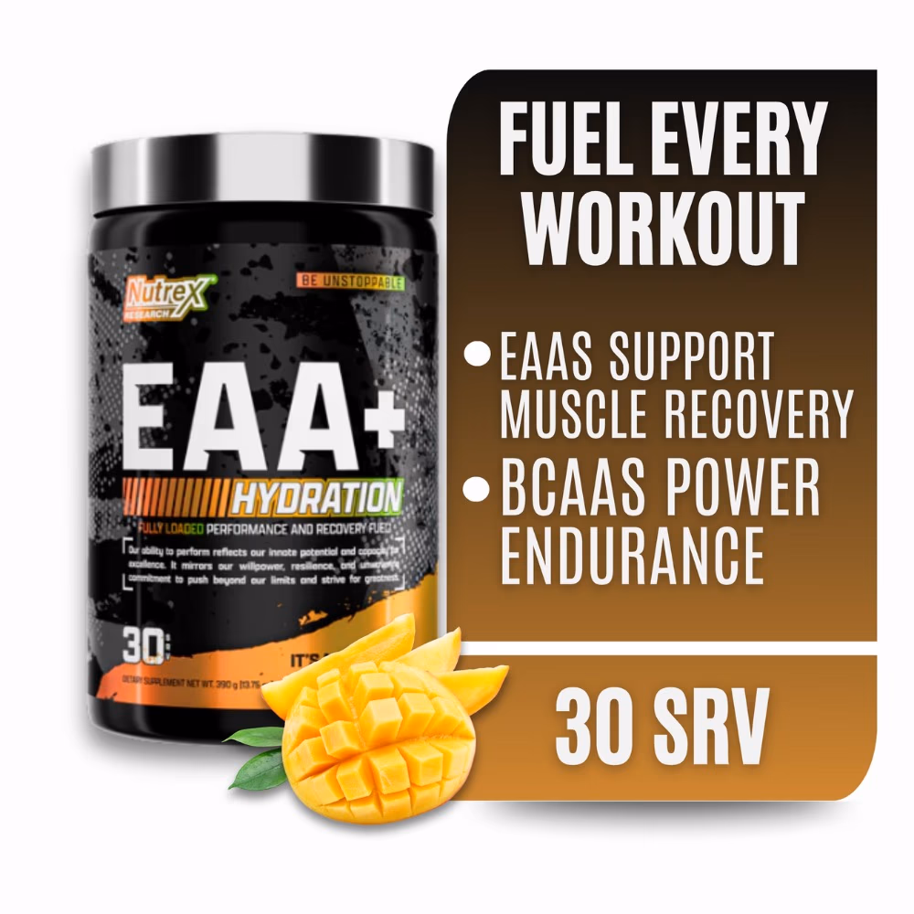 Nutrex EAA+ Hydration Its Mango Time 390g 4