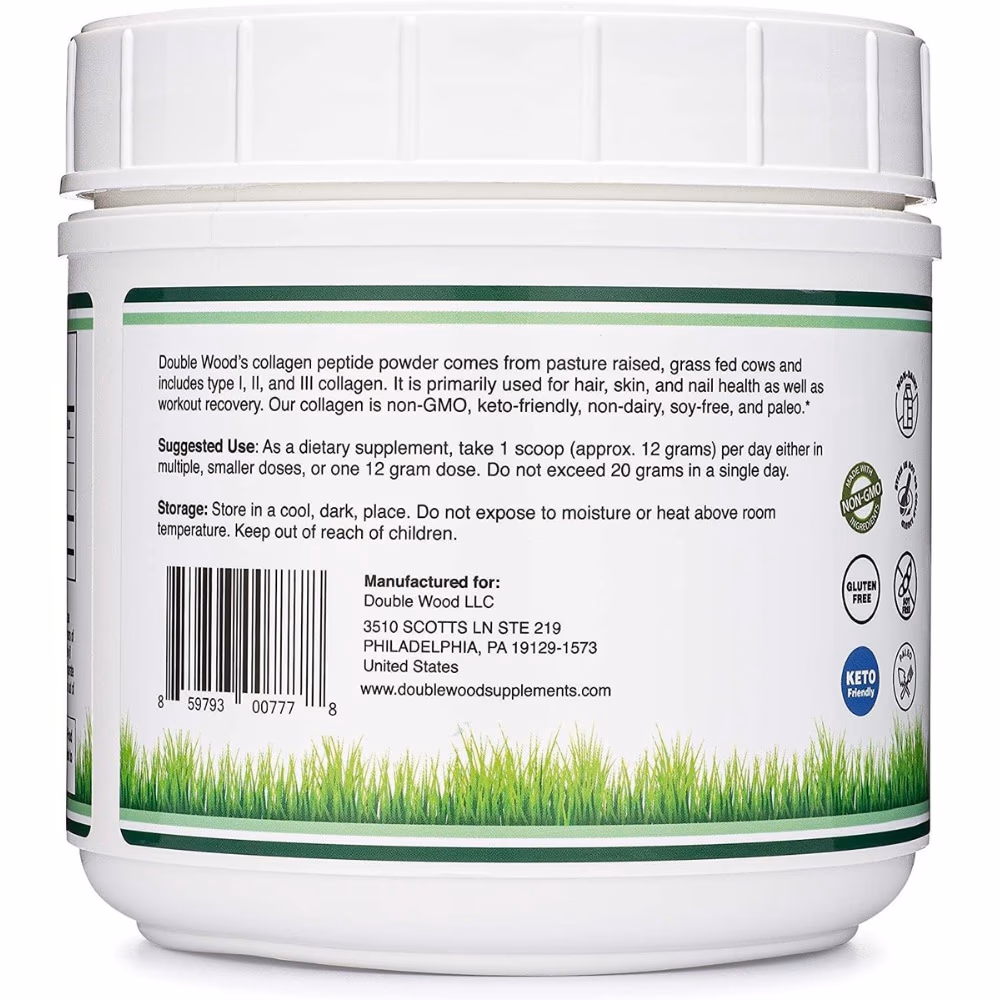 Double Wood Collagen Peptides Powder 456g  5