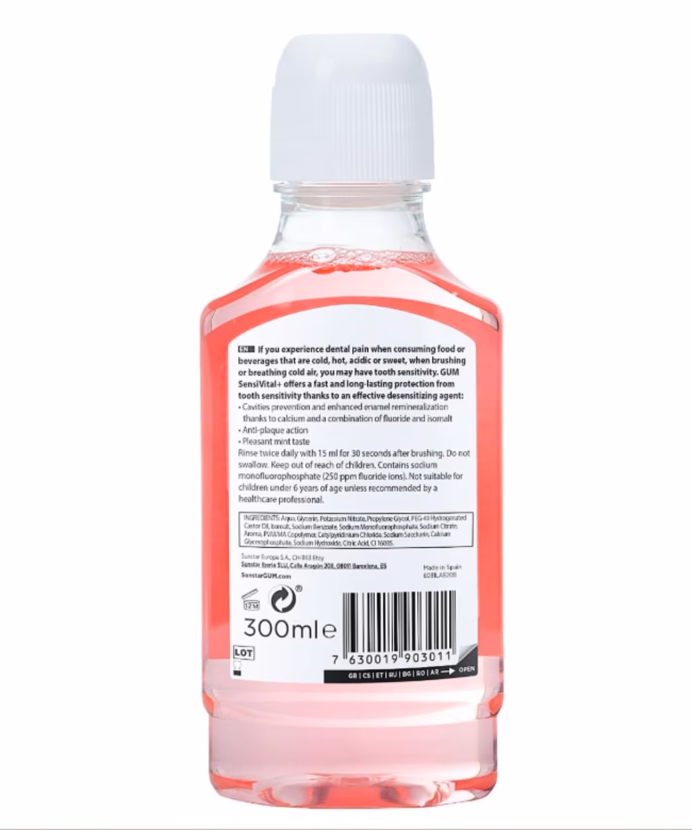 GUM SensiVital MouthWas/300ml 2