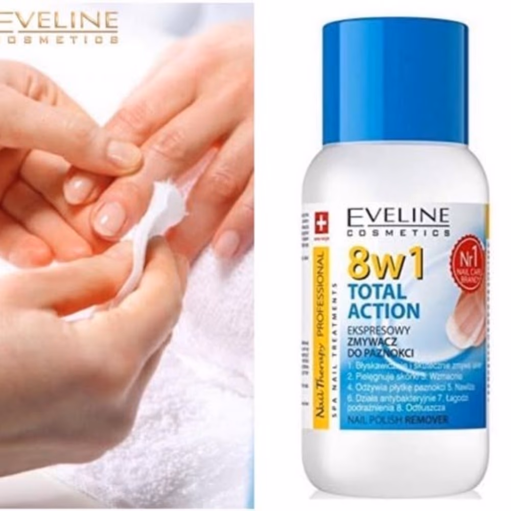 Eveline 8in1 Total Action Nail Polish Remover 150ml 2