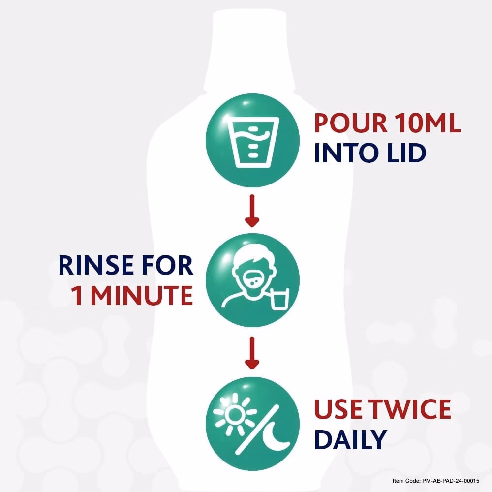 Parodontax Daily Gum Care Mouthwash Fresh Mint 500ML 5