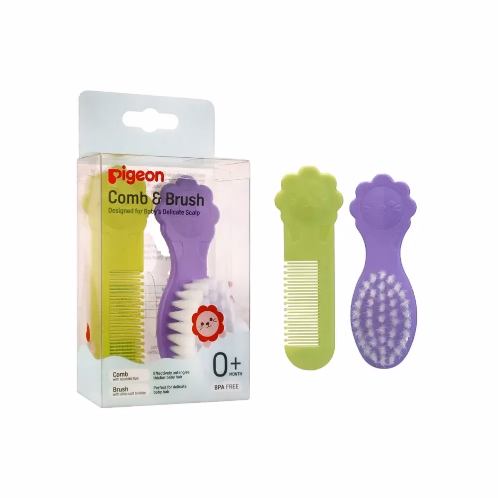 Pigeon Baby Comb and Brush Set (K-578) 2