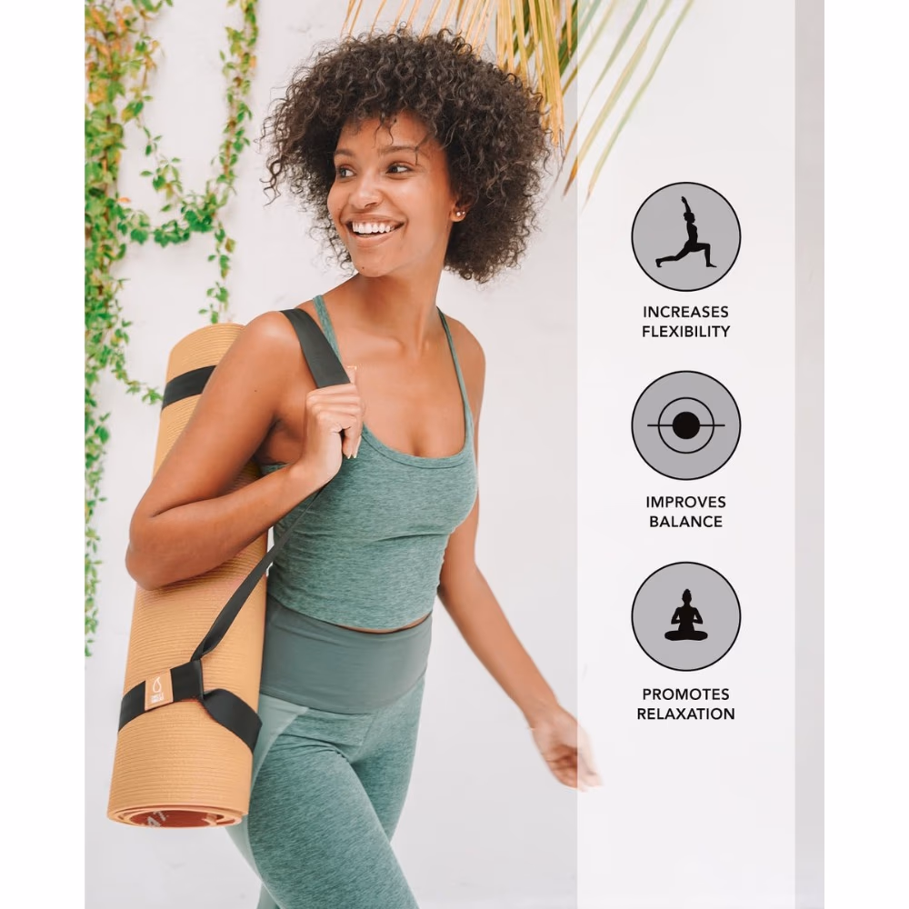 Sports Research Sweet Sweat Yoga Mat Brown 3
