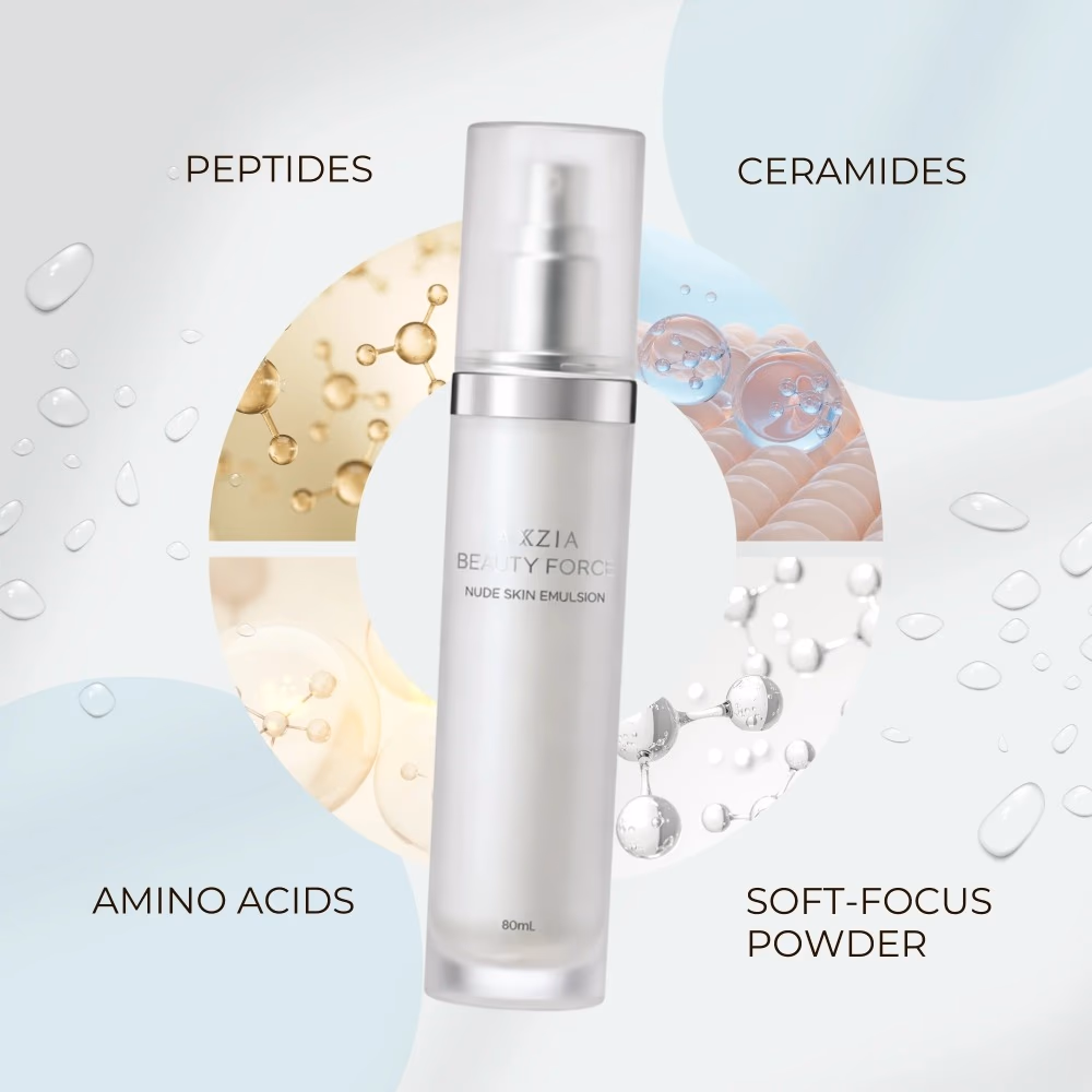 AXXZIA Beauty Force Nudie Skin Emulsion 80ml 3
